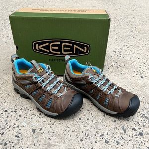 Womens Keen Voyageur brindle/Alaskan blue size 9. New in box